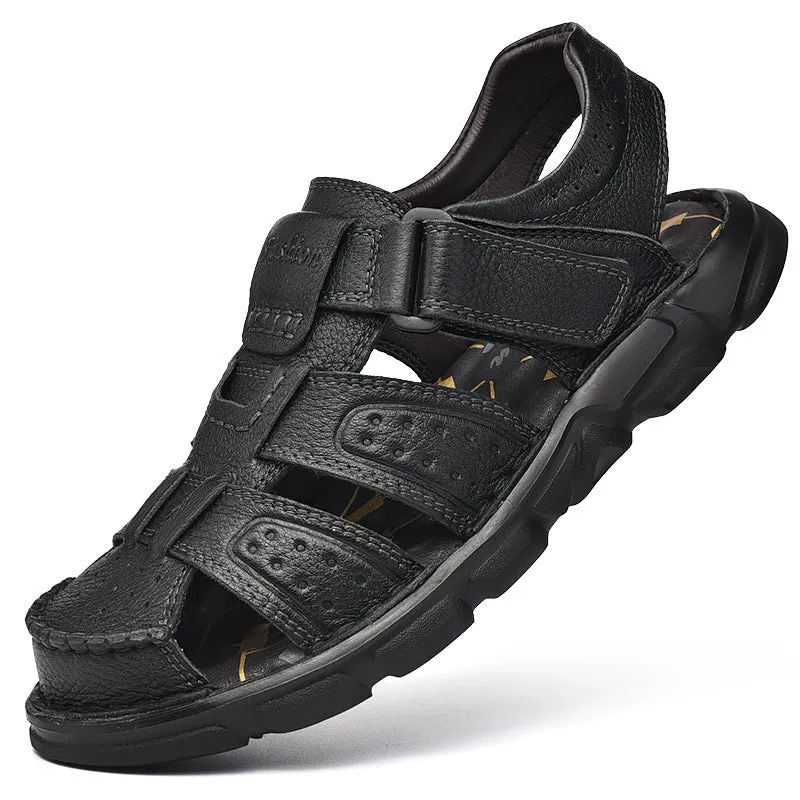 Aule Cut Out CO2 Leather Sandals