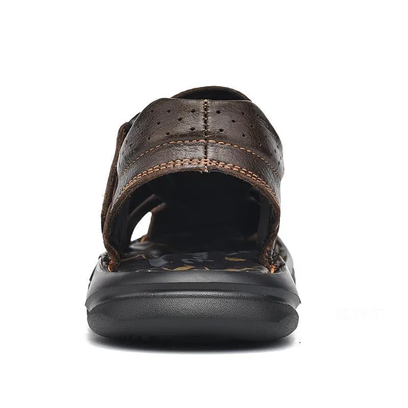 Aule Cut Out CO2 Leather Sandals