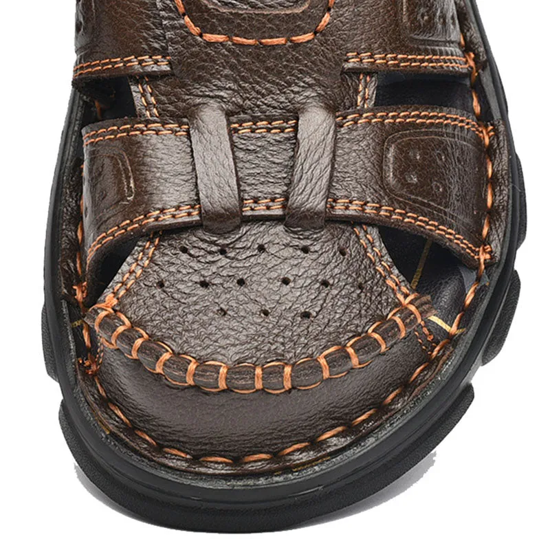 Aule Cut Out CO2 Leather Sandals