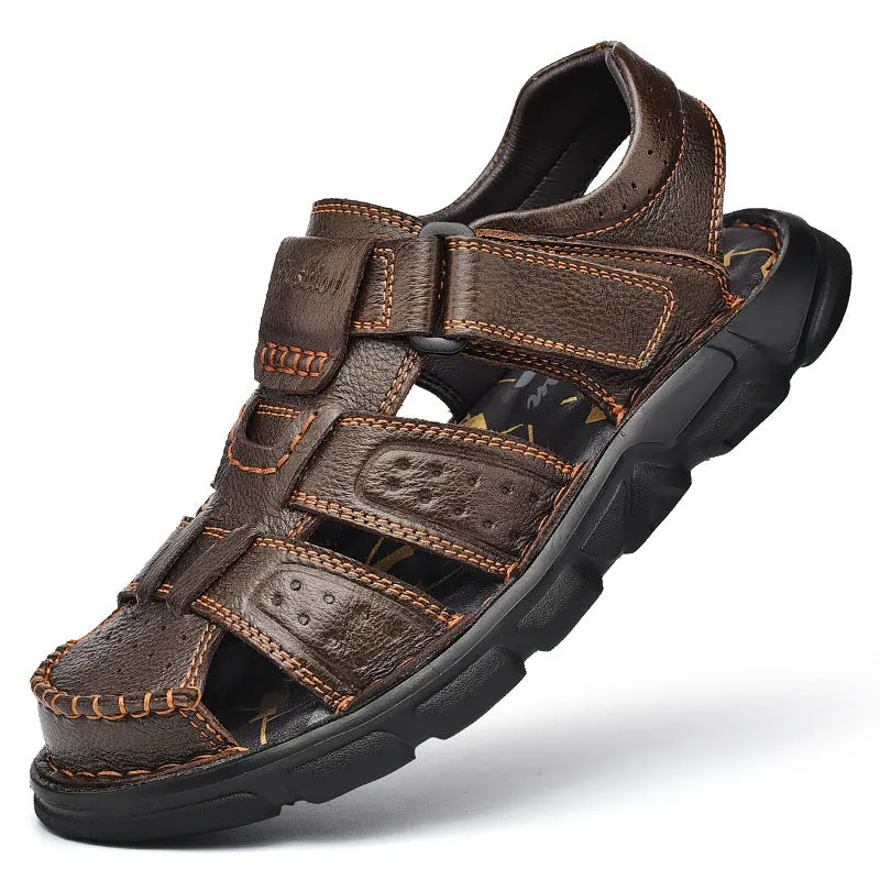 Aule Cut Out CO2 Leather Sandals