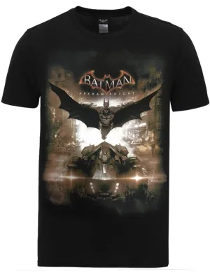 Batman Car 4 DC Graphic Crew Neck T-Shirt in Black