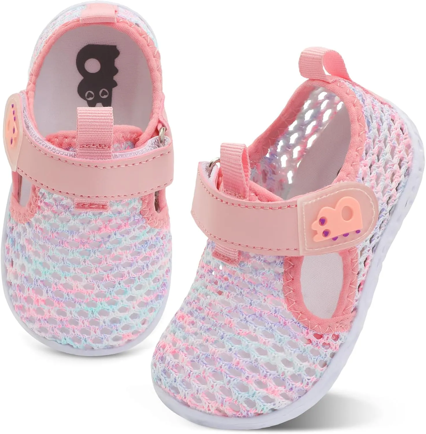 Besroad Toddler Water Shoes Boys Girls Swim Aqua Shoes Breathable Quick Dry Barefoot Sandals for Beach Swimming Pool