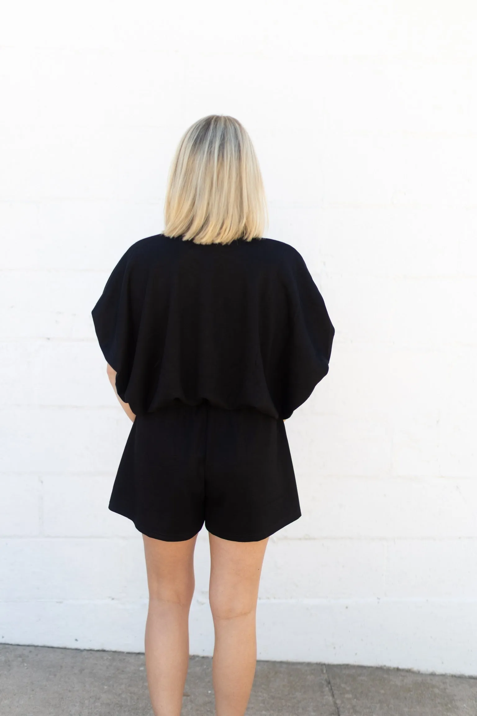 Black Bubble Shorts