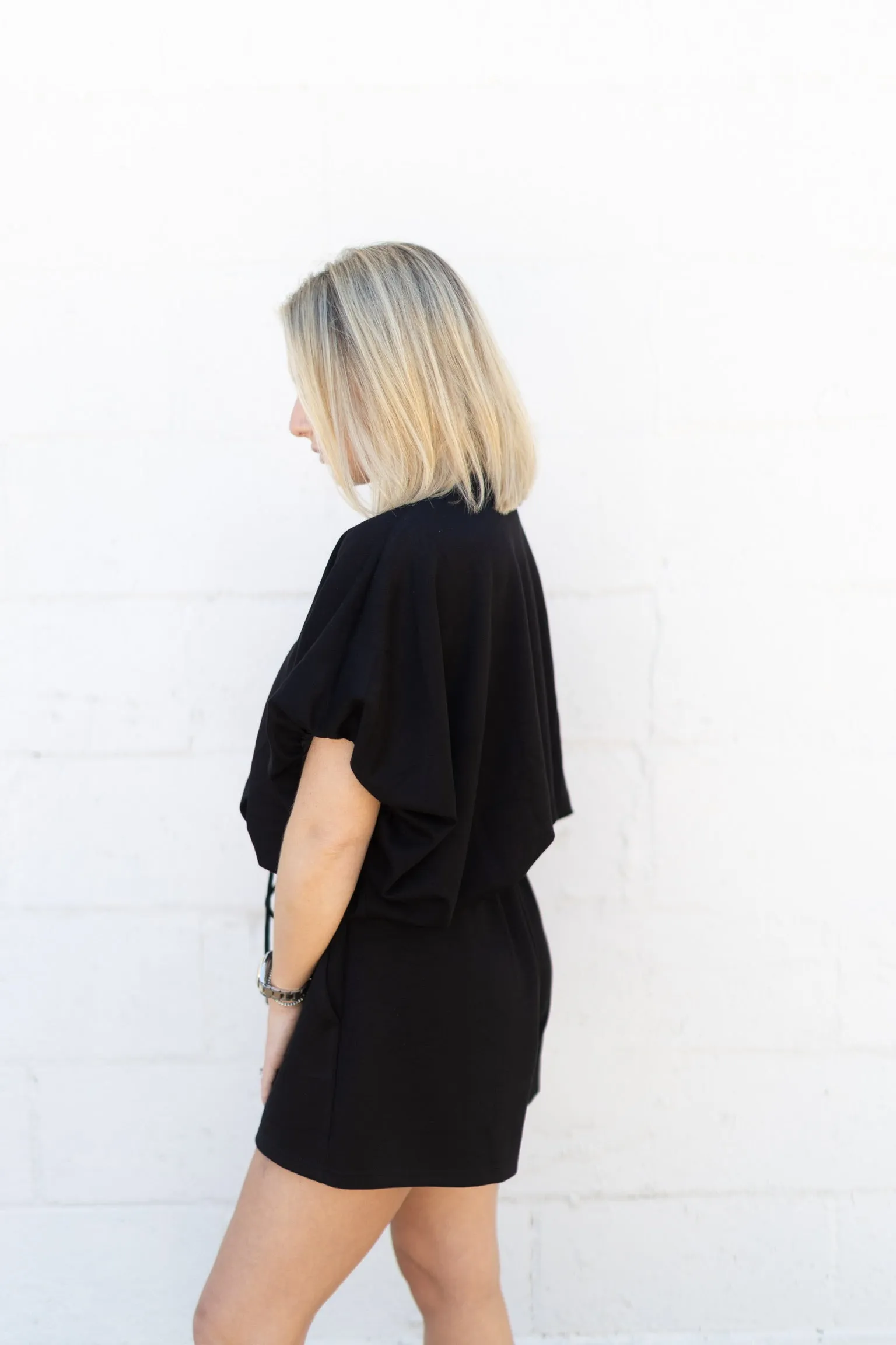 Black Bubble Shorts