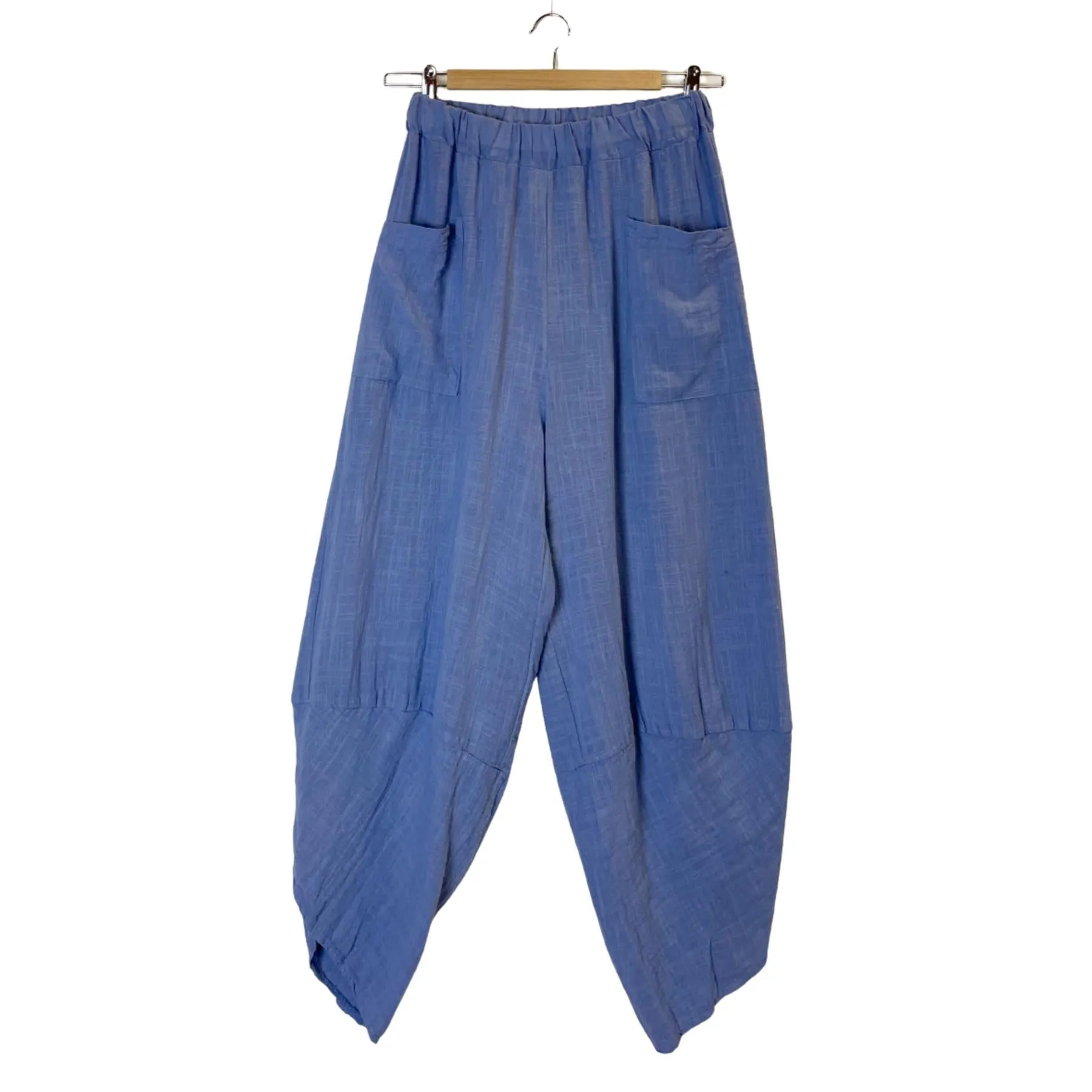 Catherine Poached Cotton Cropped Trousers | One Size