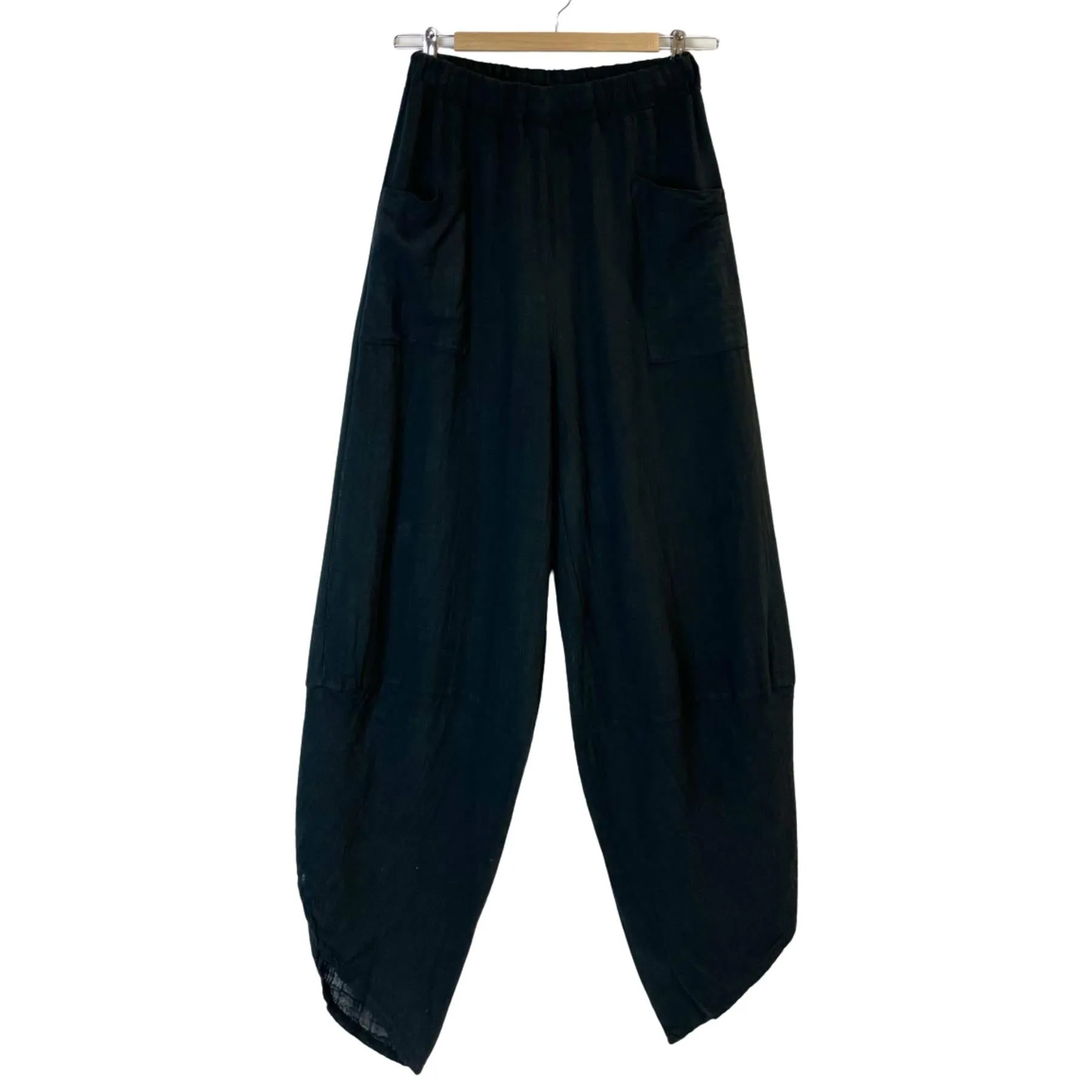 Catherine Poached Cotton Cropped Trousers | One Size