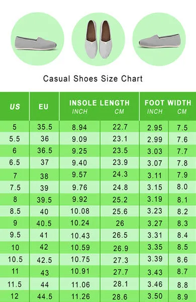 Chihuahua Flower Casual Shoes