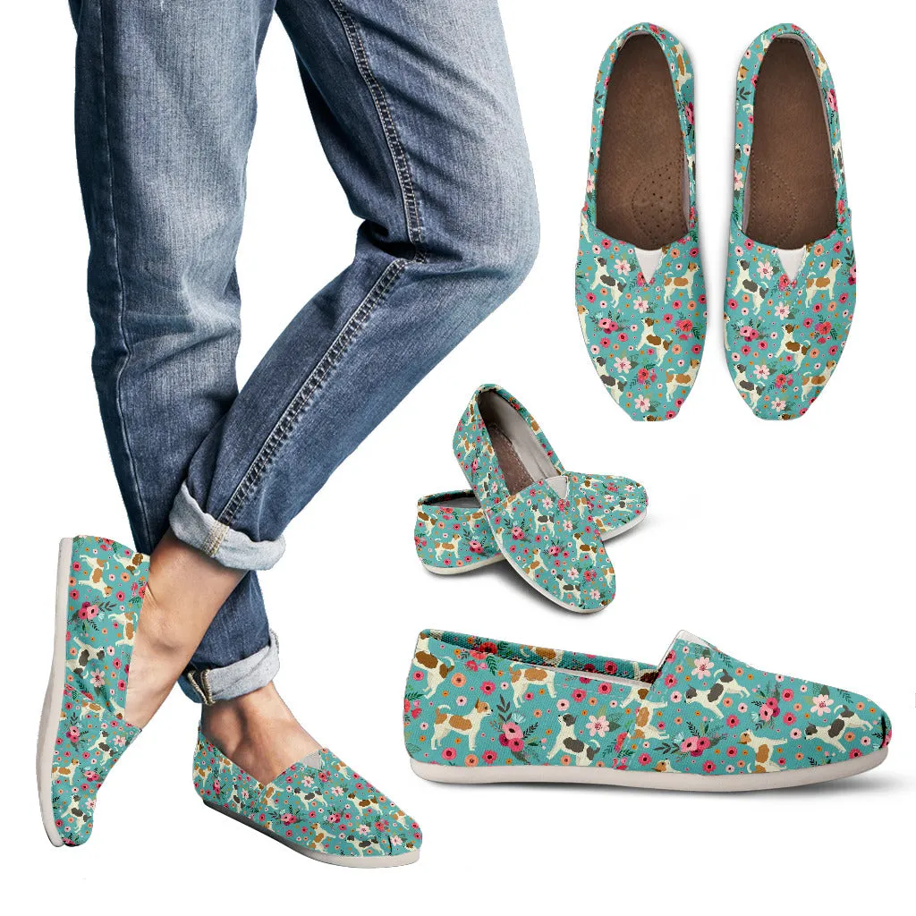 Chihuahua Flower Casual Shoes