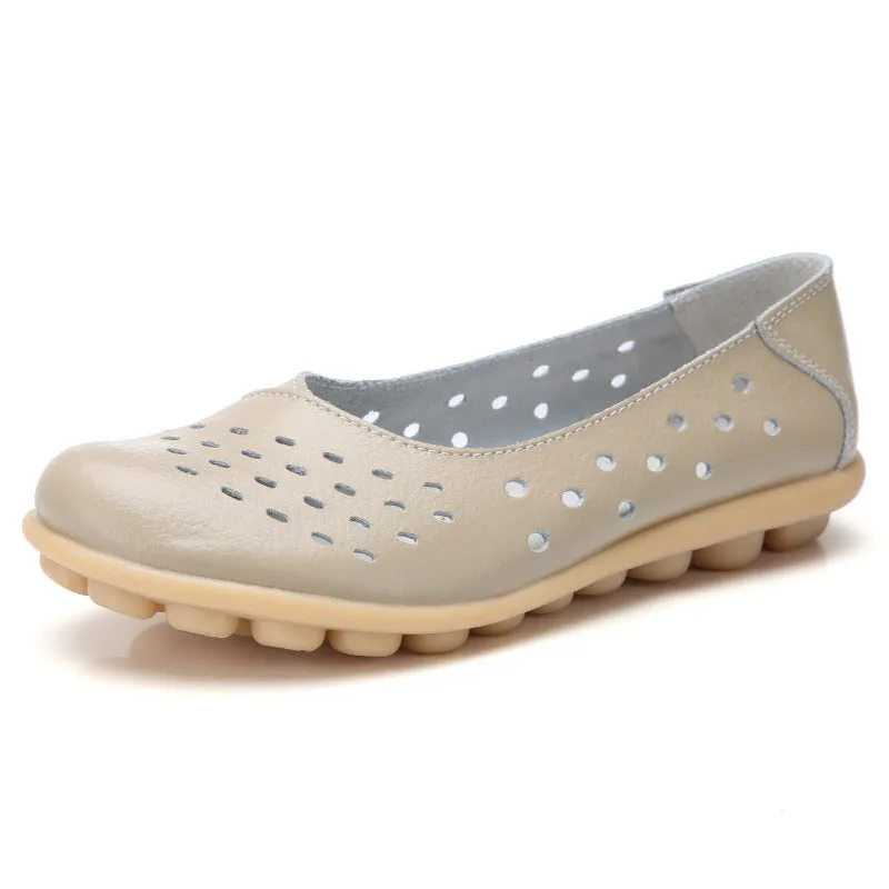 Cilool Pregnant Casual Flat Sole Single Women Shoes