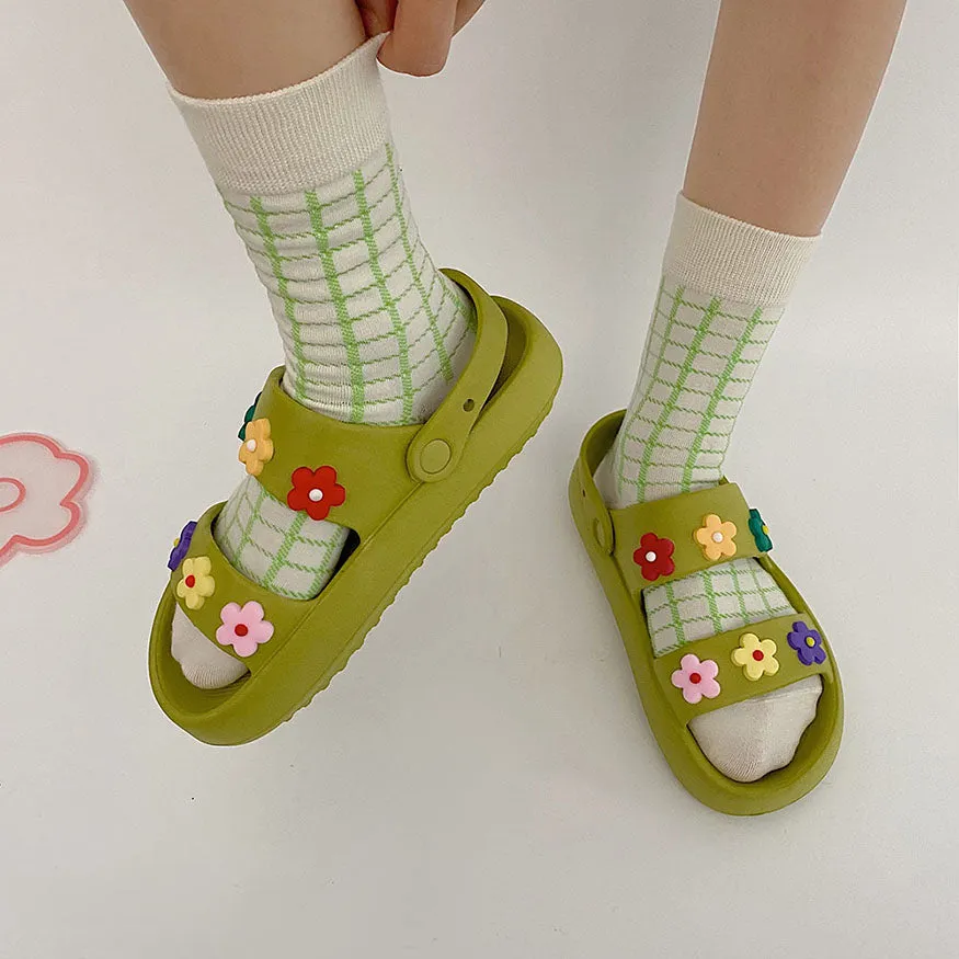 Colorful Flower Sandals