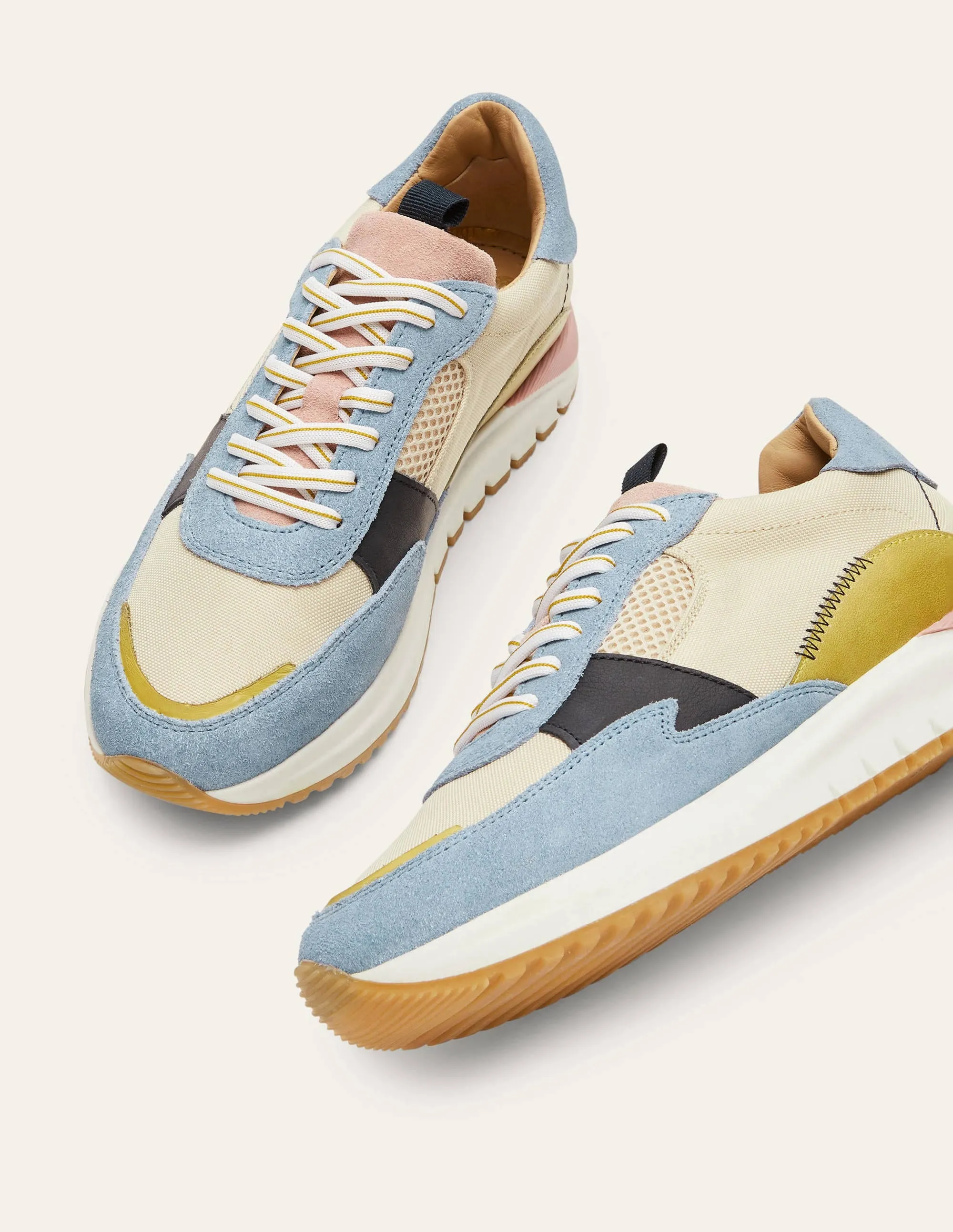 Colourblock Trainers-Dawn Sky