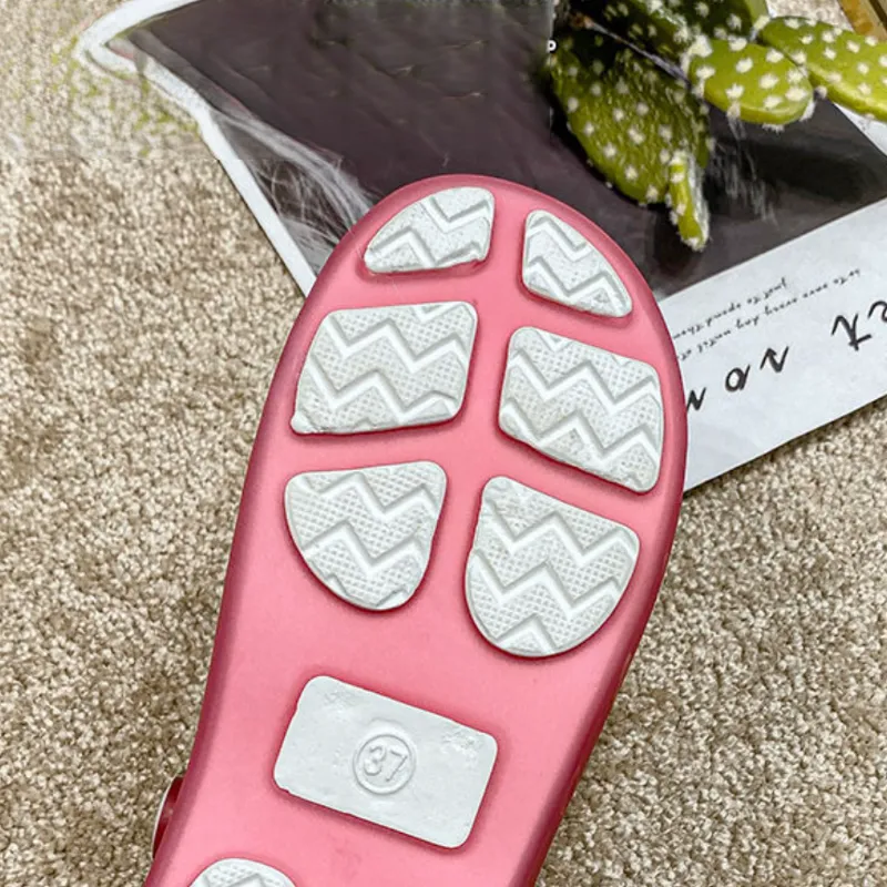 Cuzcare Women Sandal Breathable Comfort Elastic Lightweight Non Slip Translucent Clog Summer Slipper