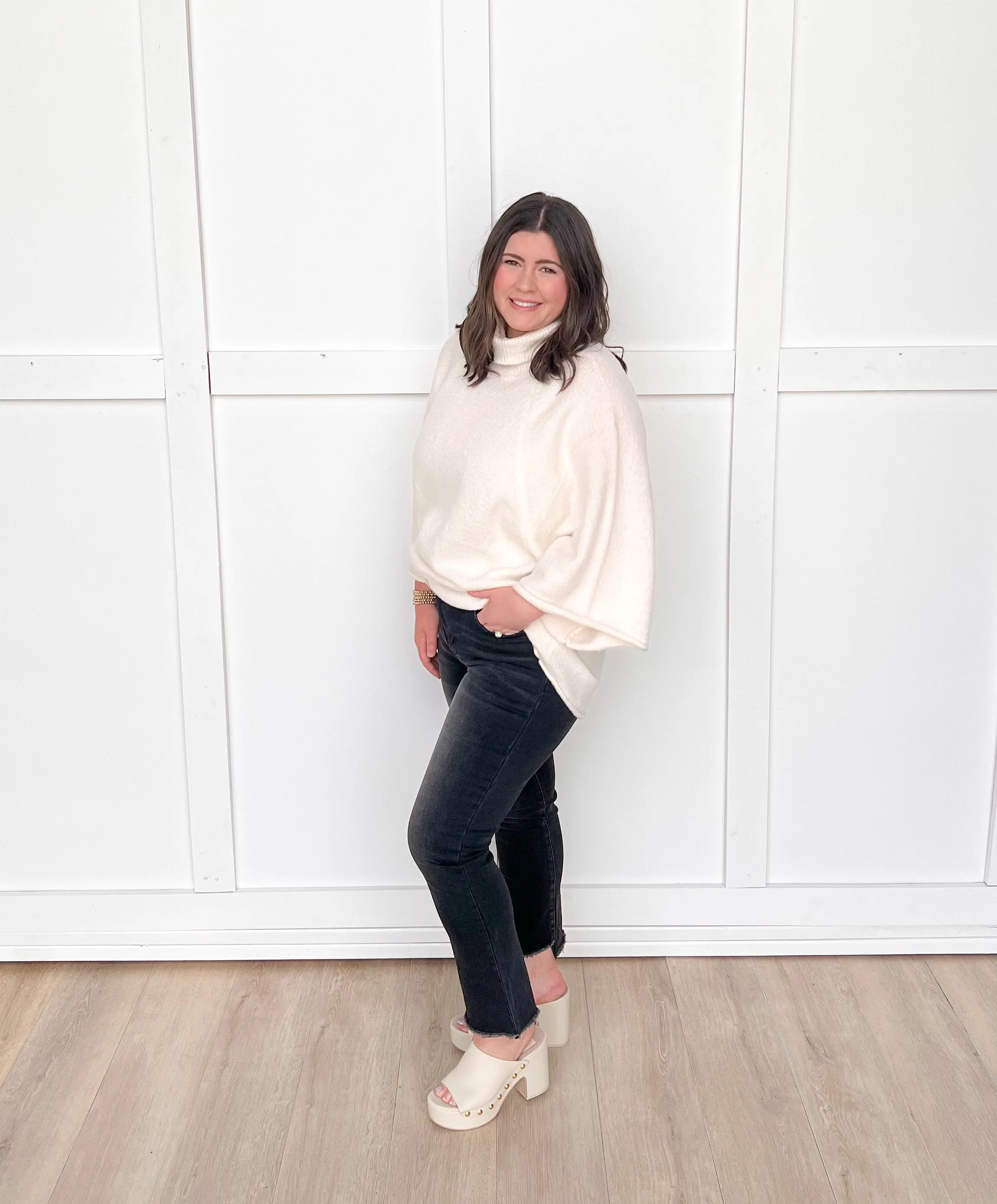 Dolman Turtleneck Sweater