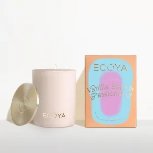 ECOYA Limited Edition Vanilla Bean & Passionfruit Madison Candle