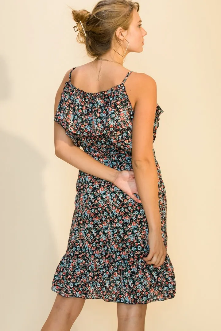 Hyfve Fiestar Floral Print Wrap Dress