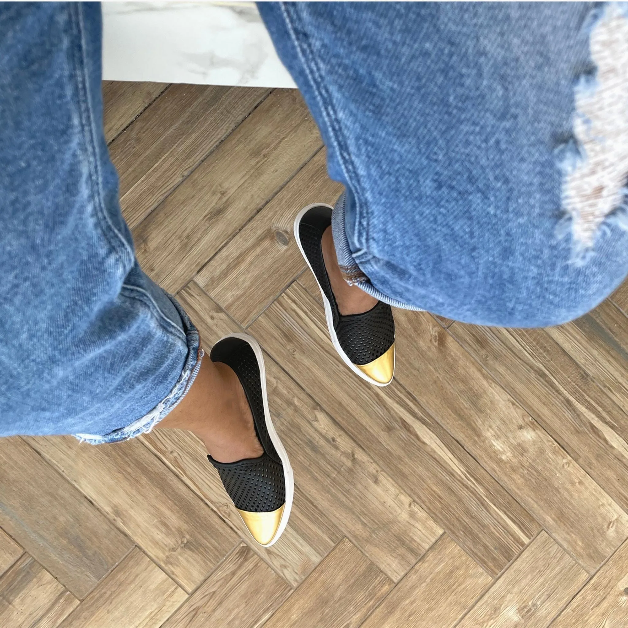 Jibs Slim Jet Black   Gold