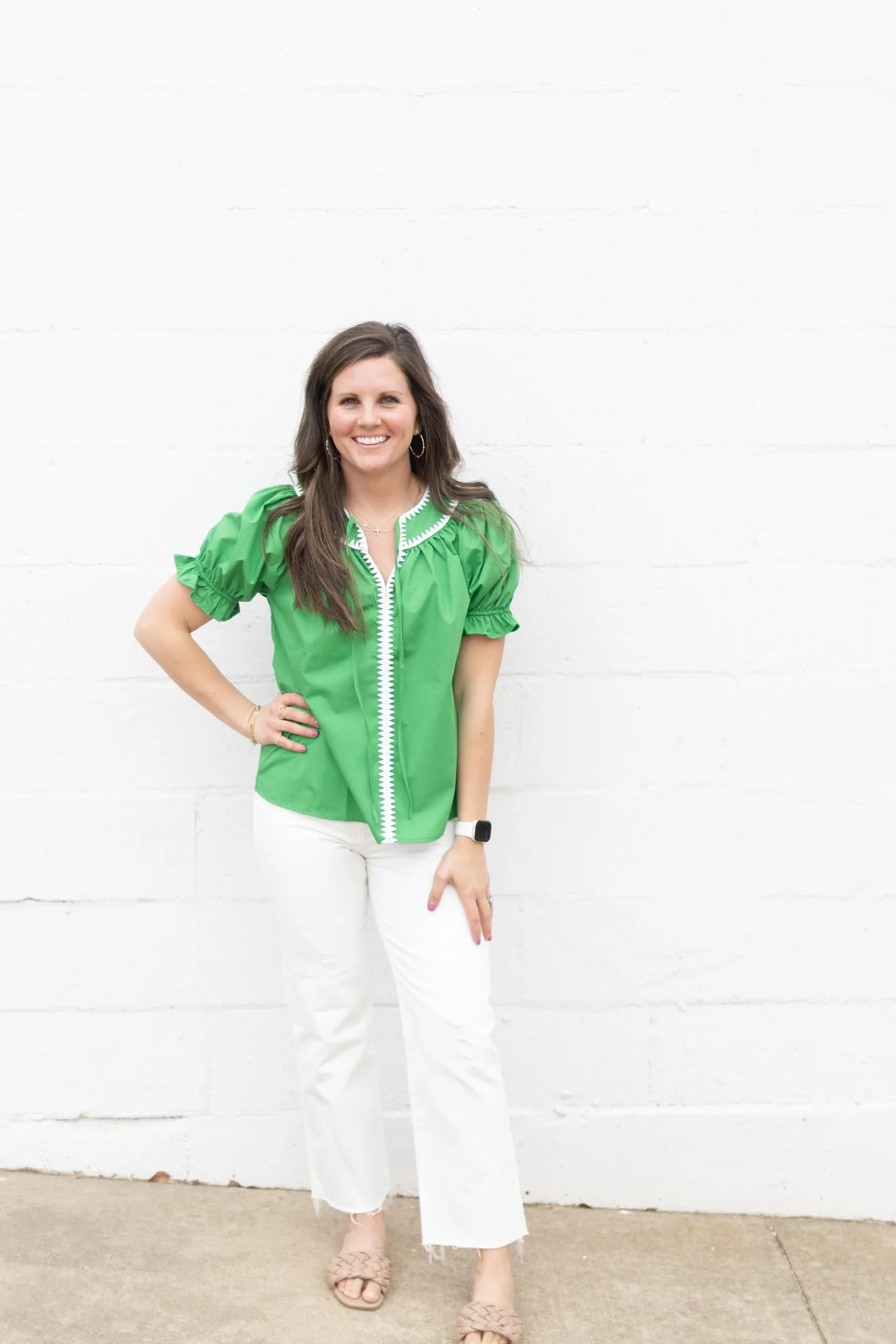 Kelly Embroidered Top
