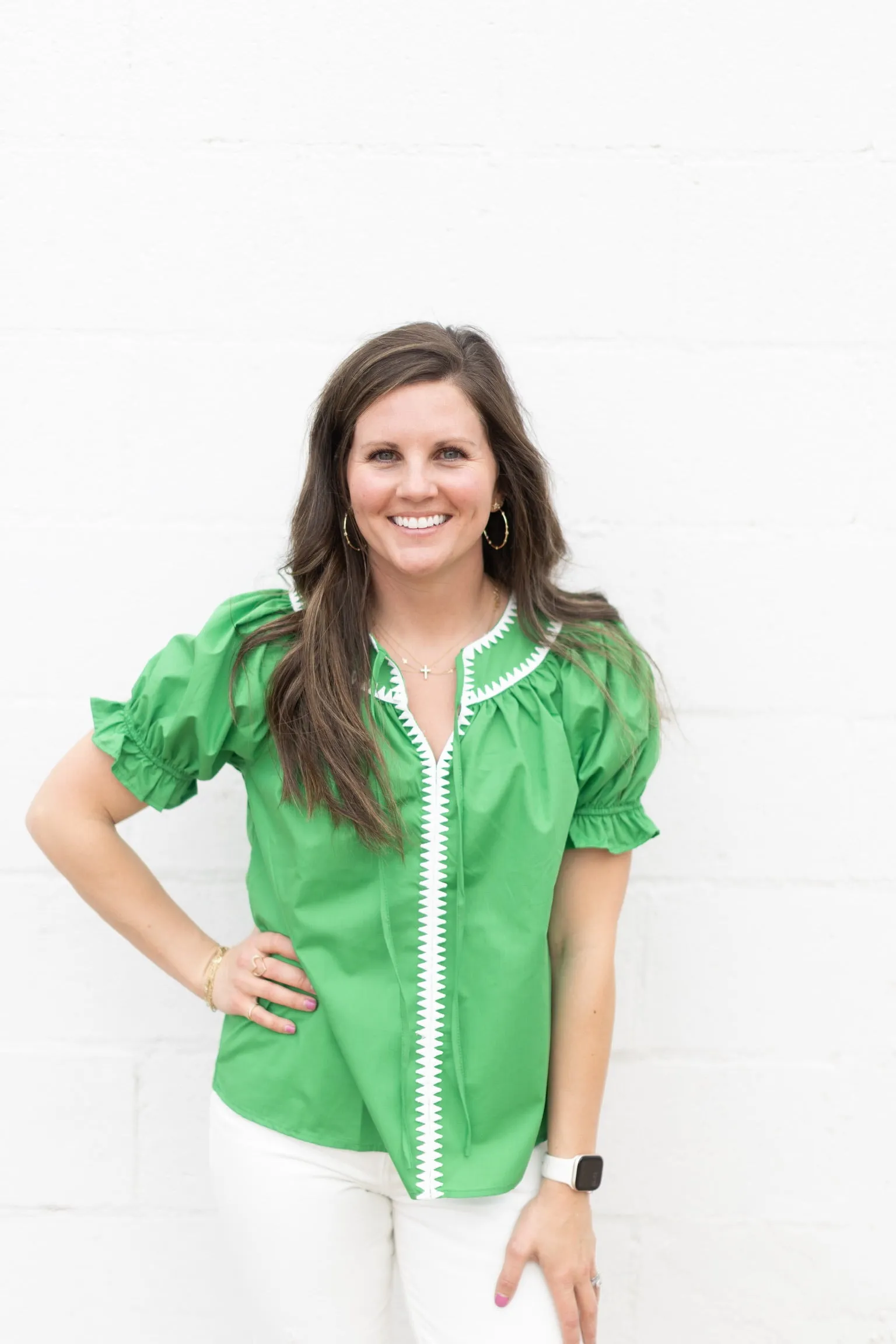 Kelly Embroidered Top