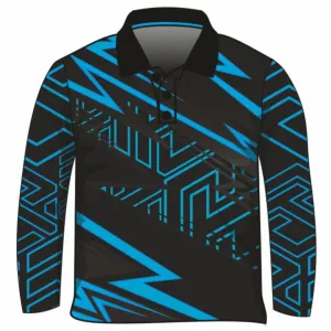 Kids | Blue Lightning Onyx Fishing Shirt
