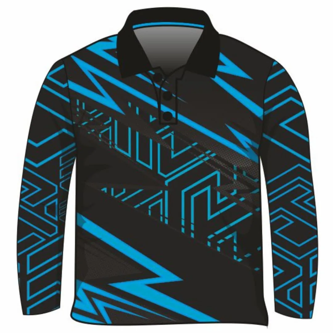 Kids | Blue Lightning Onyx Fishing Shirt