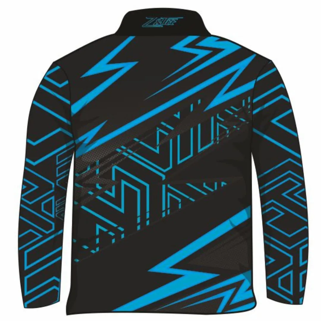Kids | Blue Lightning Onyx Fishing Shirt