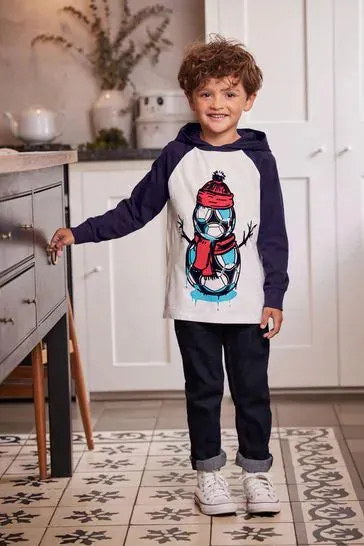 Long Sleeve Graphic Lightweight Hoodie