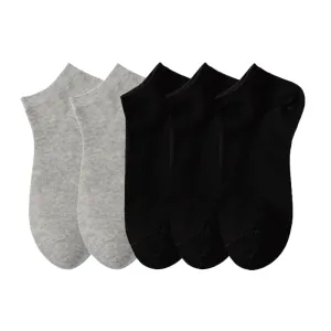 Low Cut Ankle Solid Color Socks