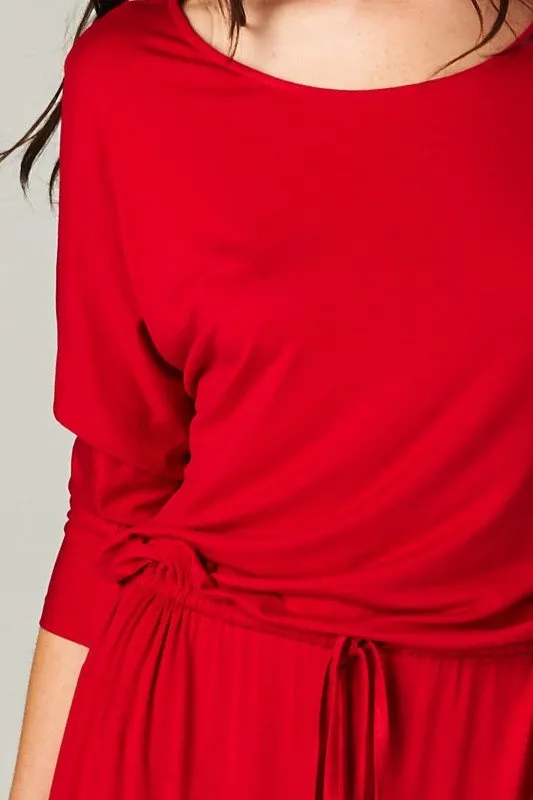 Mackenzie Dolman Sleeve Boyfriend Maxi