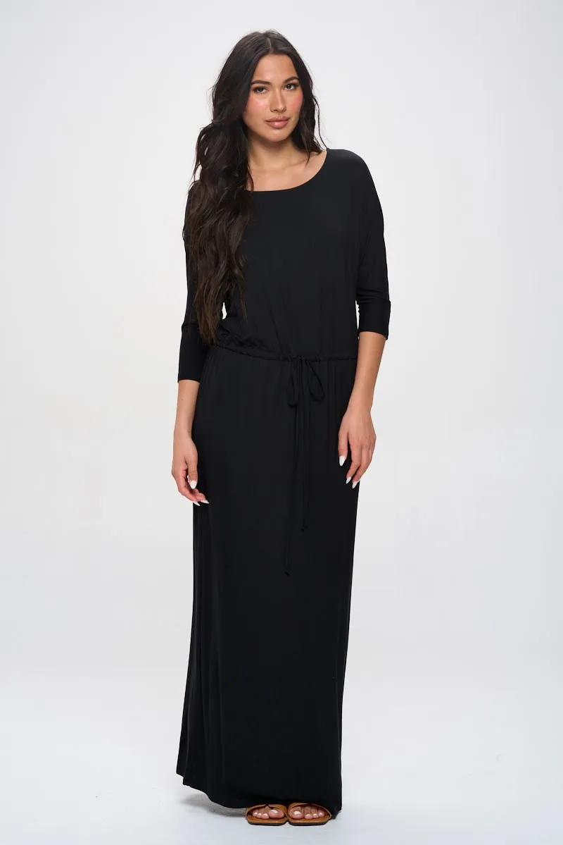 Mackenzie Dolman Sleeve Boyfriend Maxi
