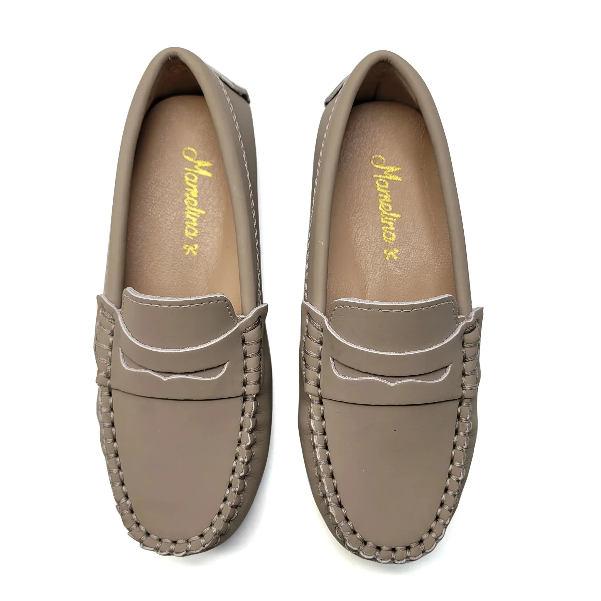 Mamelina Taupe Penny Loafer 6202