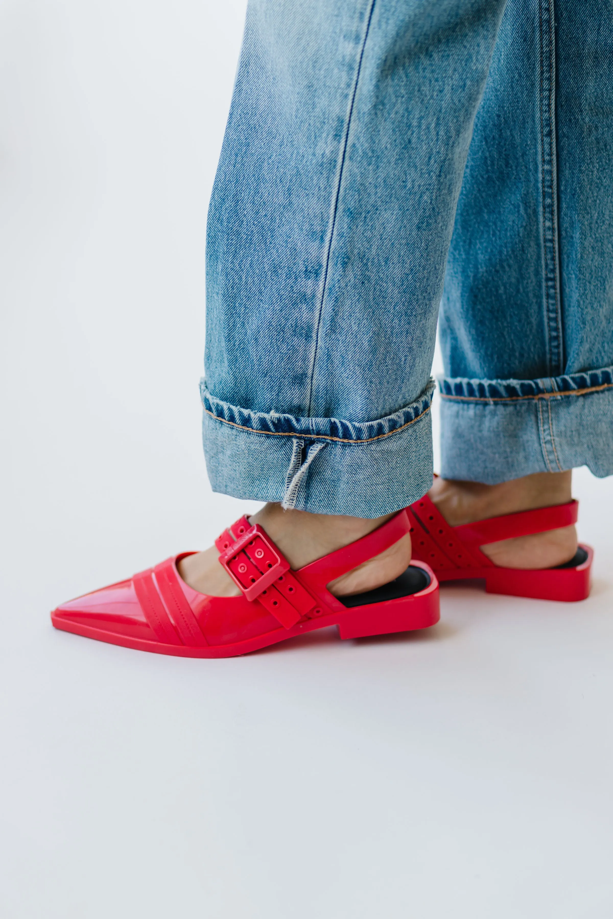 Melissa: Ladylike Flat in Red