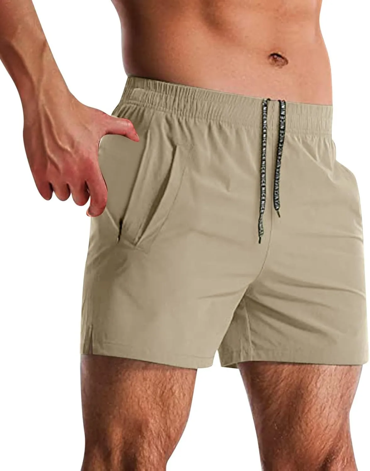 Mens Athletic Shorts Quick Dry Gym Workout Shorts Men Lightweight Sports Running Shorts with Pockets