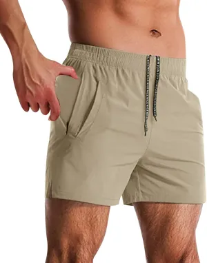 Mens Athletic Shorts Quick Dry Gym Workout Shorts Men Lightweight Sports Running Shorts with Pockets