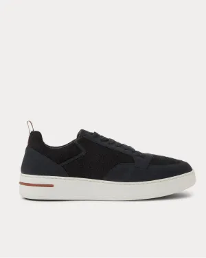 Newport Walk Nubuck and Cashmere  Dark gray low top sneakers
