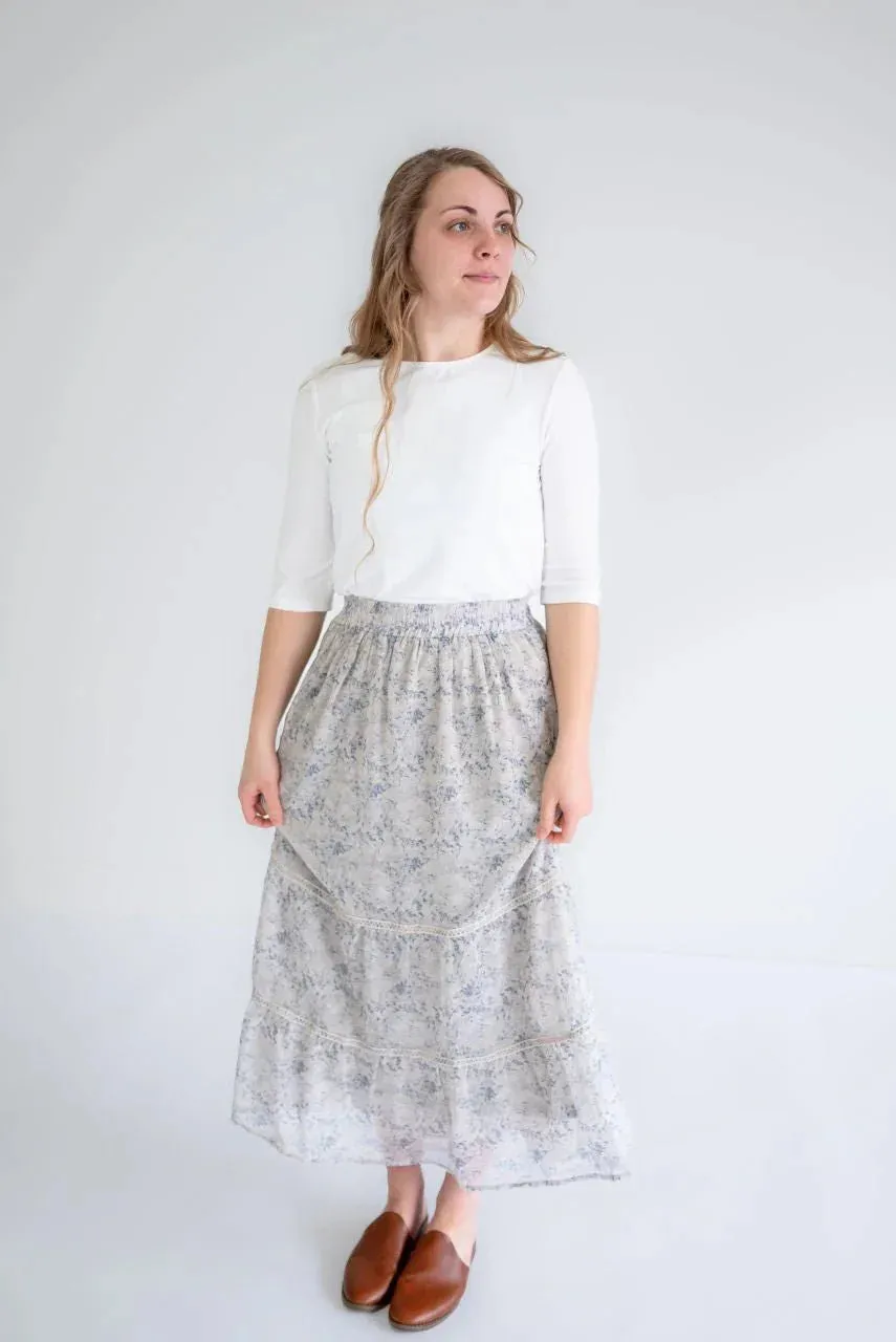 Odette Essential Half Sleeve Top in Ivory