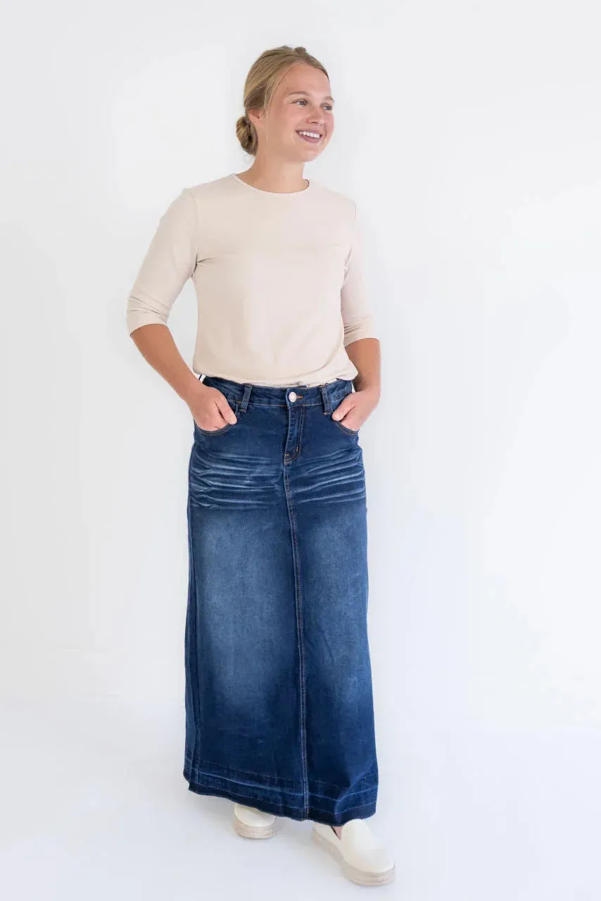 Odette Essential Half Sleeve Top in Shell