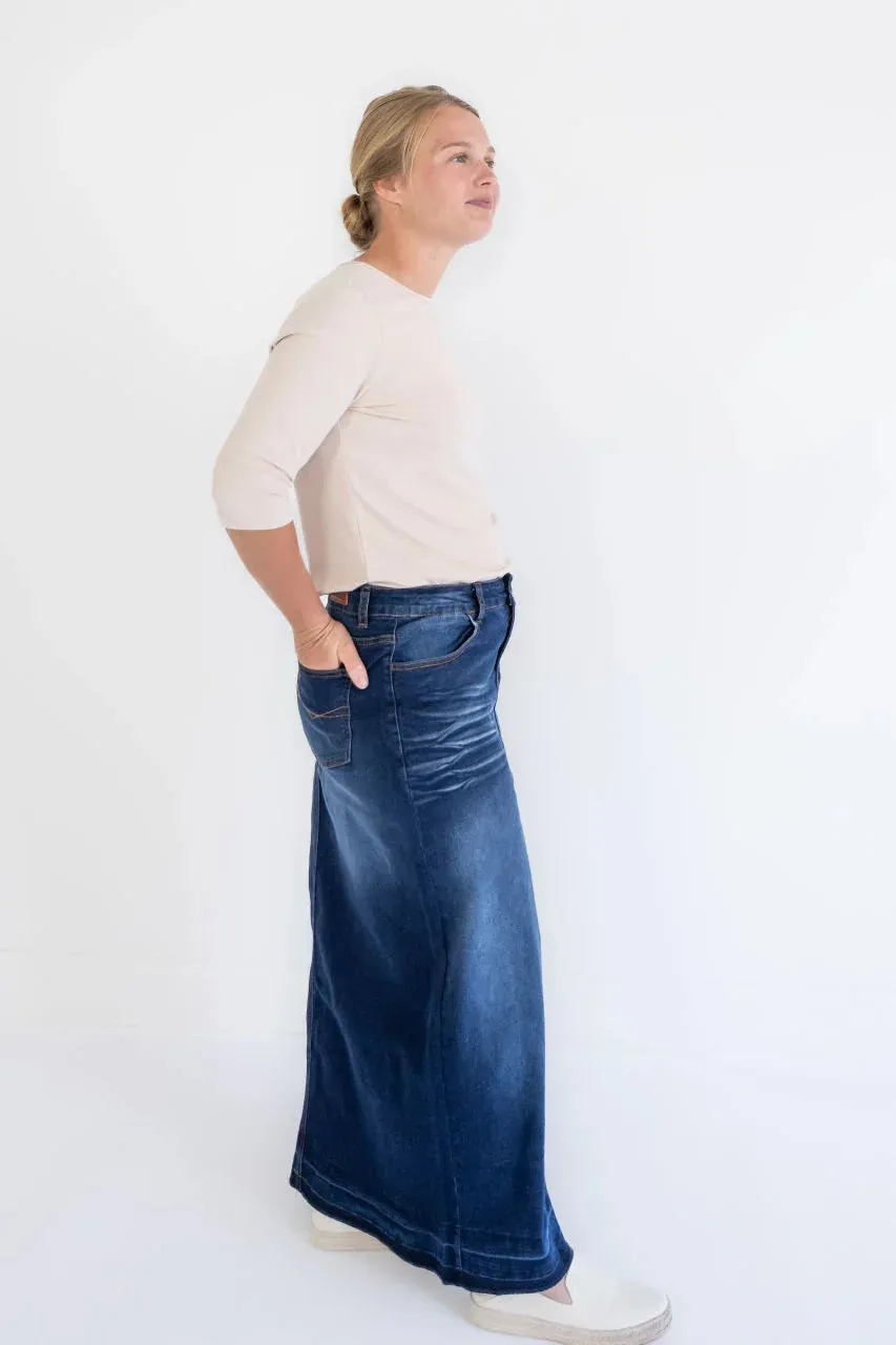Odette Essential Half Sleeve Top in Shell