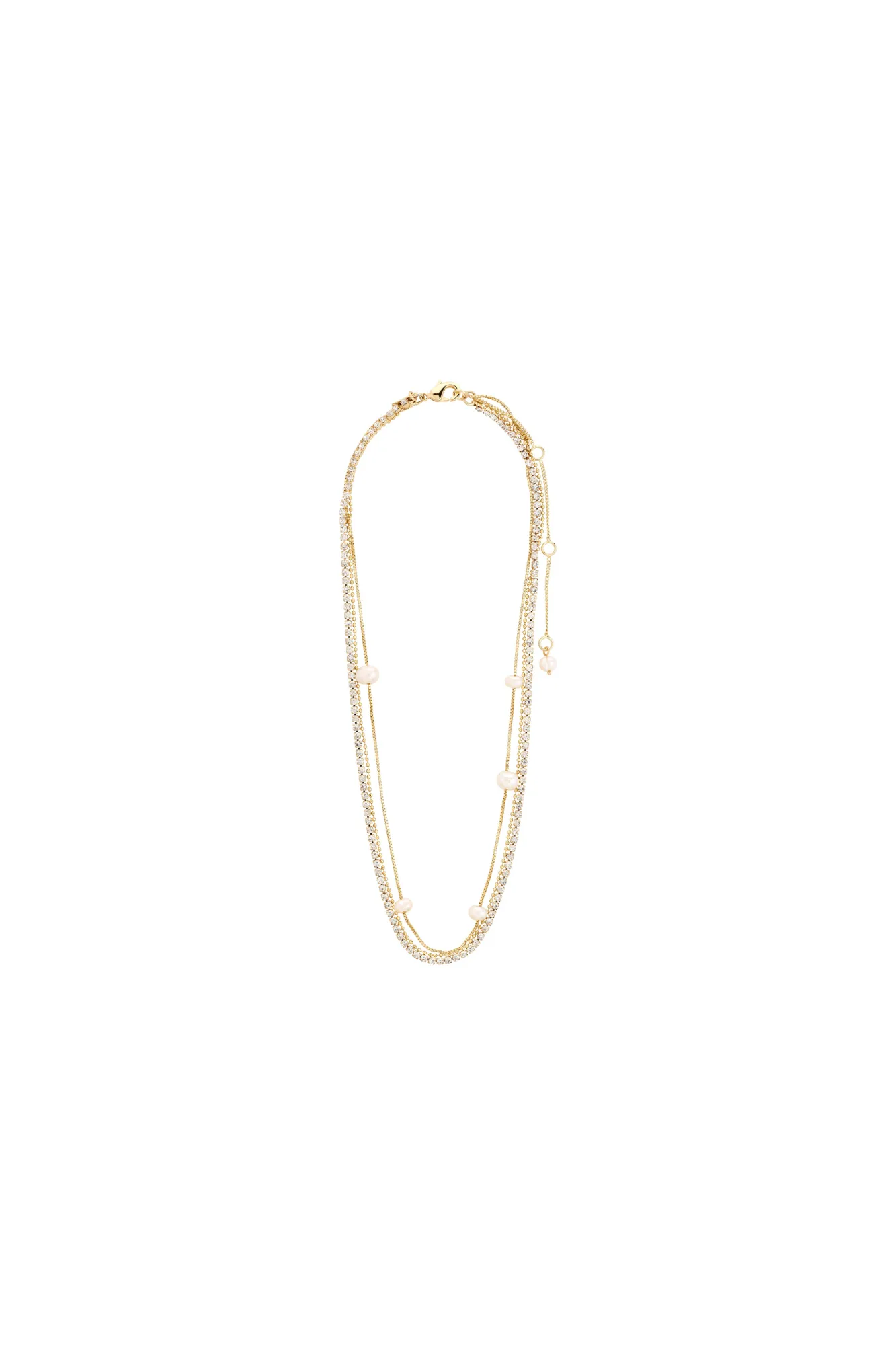 Pilgrim Starlight Necklace 3-In-1 Gold Plated