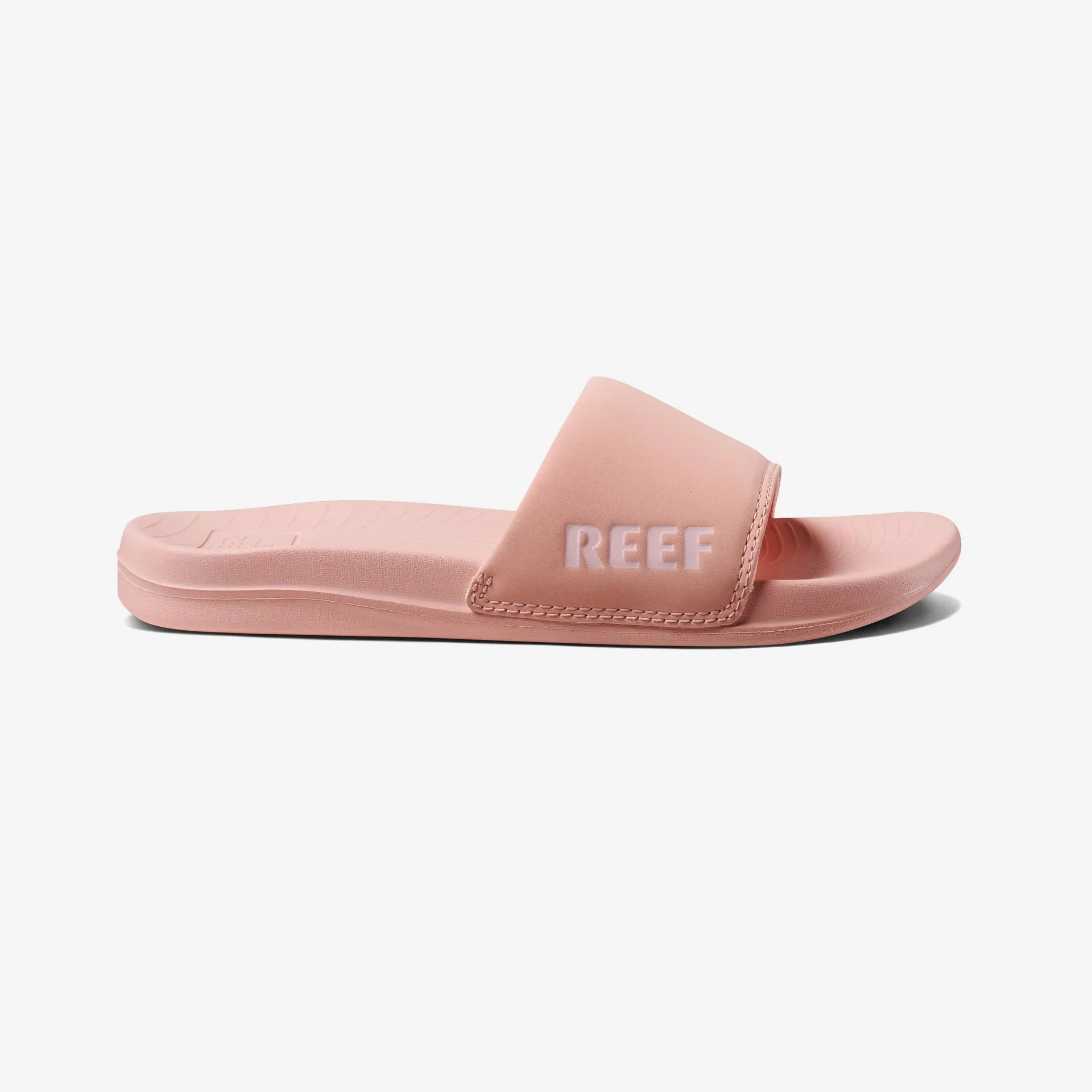 Reef Womens One Slide Sandals - Peach Parfait
