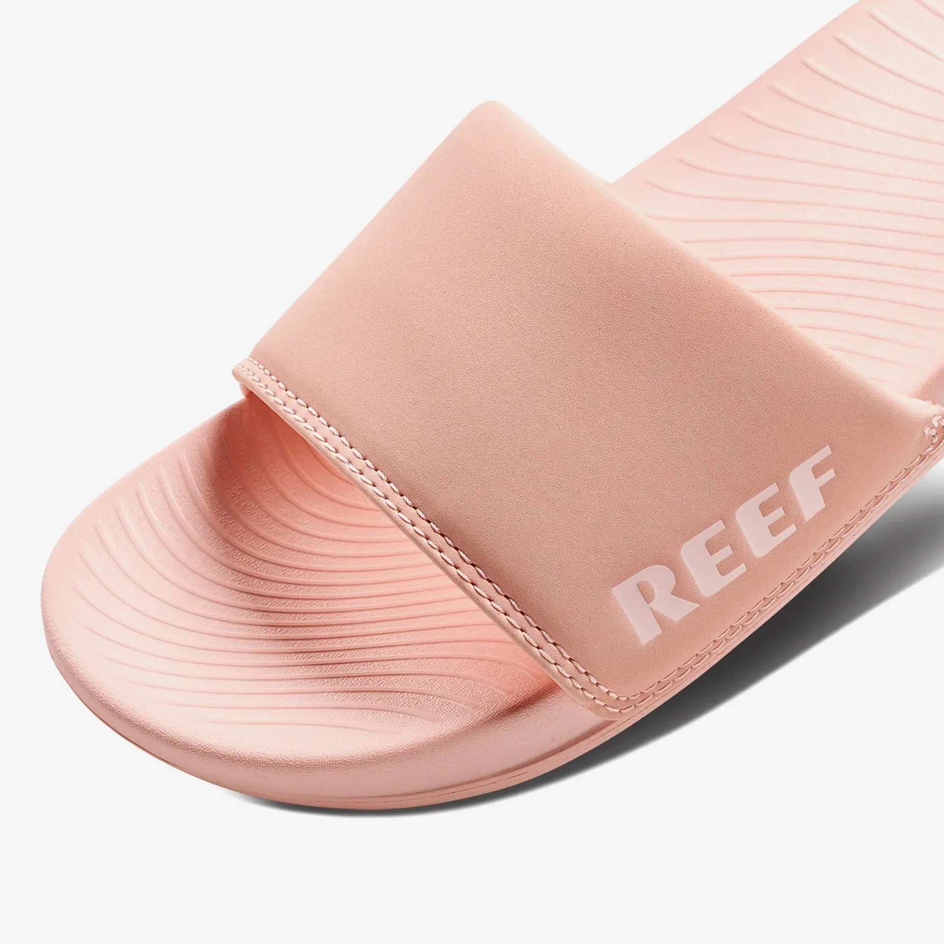 Reef Womens One Slide Sandals - Peach Parfait