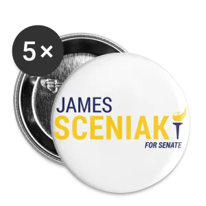 Sceniak for Senate Buttons large 2.2'' (5-pack)
