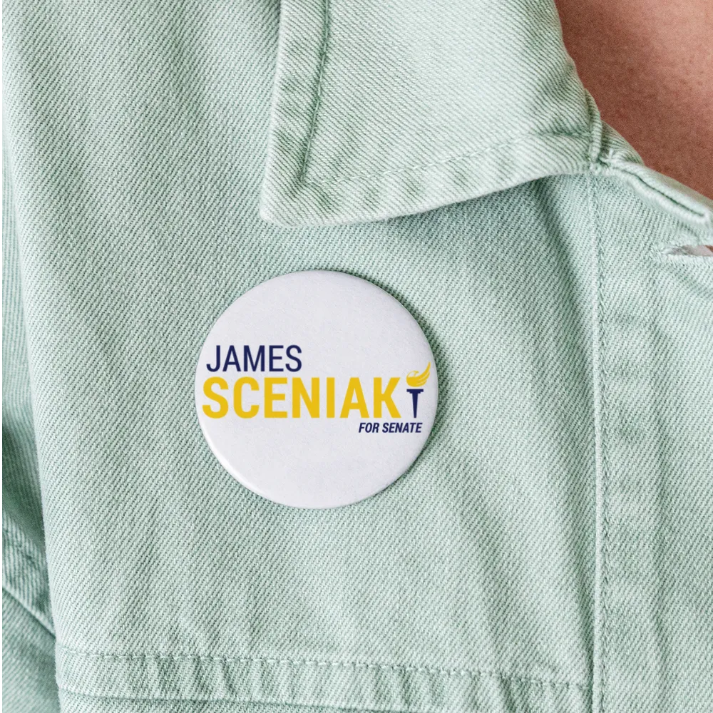 Sceniak for Senate Buttons large 2.2'' (5-pack)