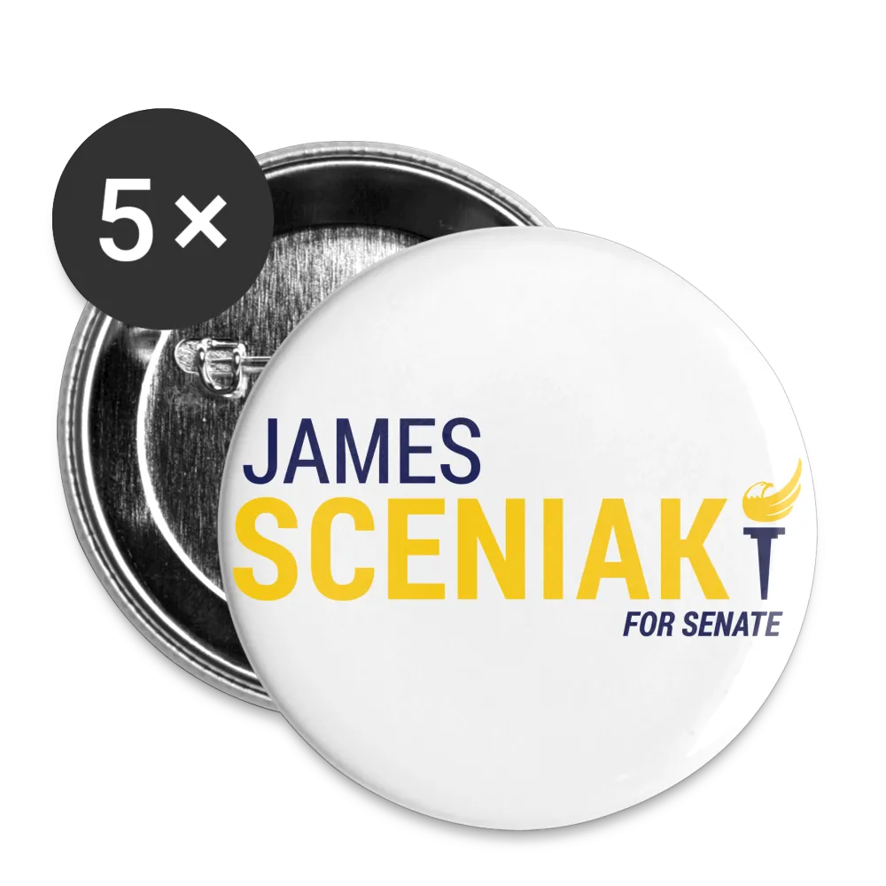 Sceniak for Senate Buttons large 2.2'' (5-pack)