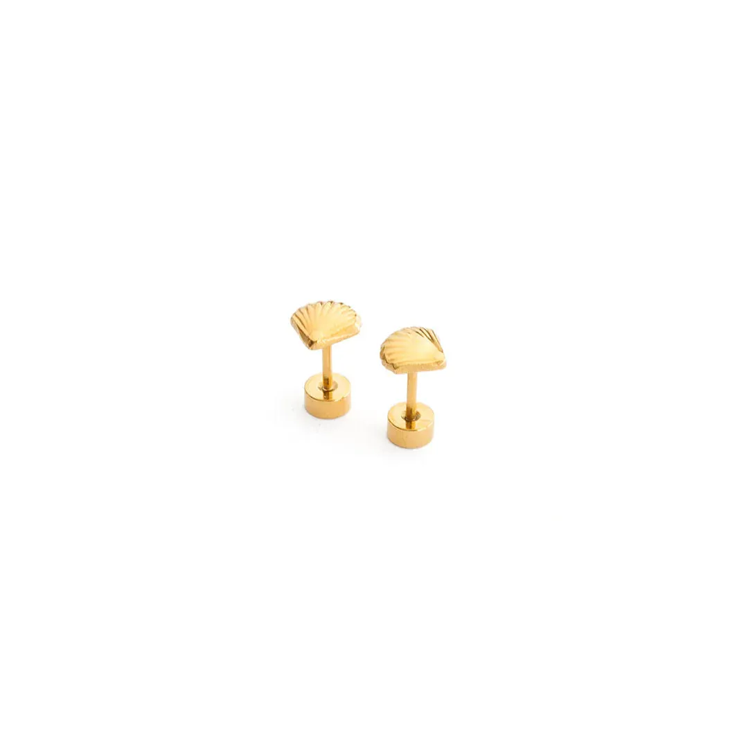 Seashell Stud Earring