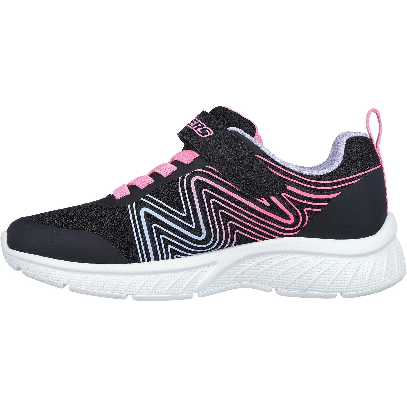 Skechers 303535L Microspec Plus Swirl Sweet BKMT