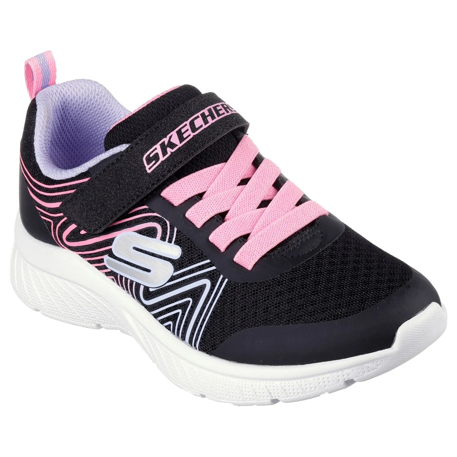 Skechers 303535L Microspec Plus Swirl Sweet BKMT