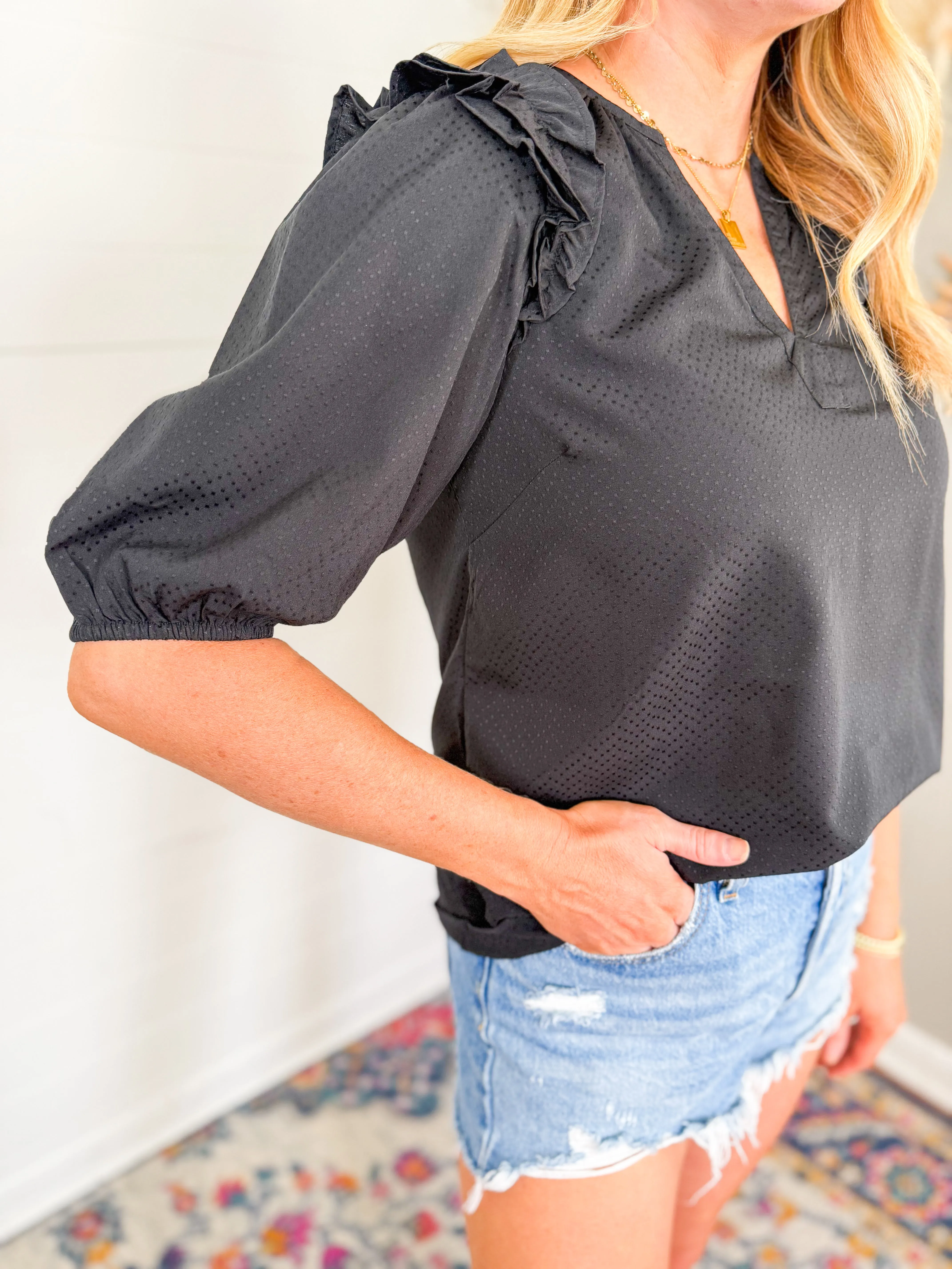 Skylar Top-Black
