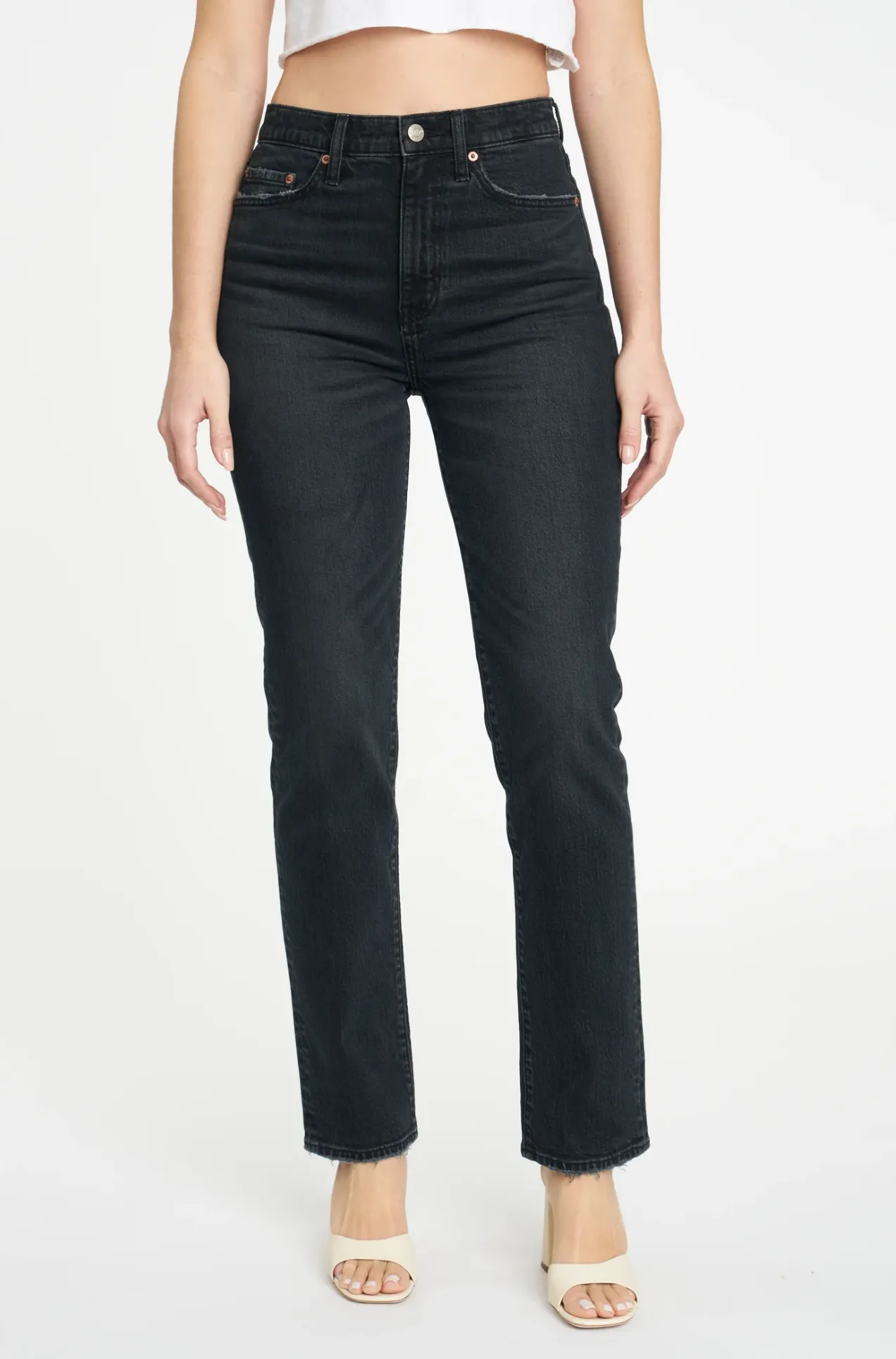 Smarty Pants High Rise Slim Straight Jeans | DAZE