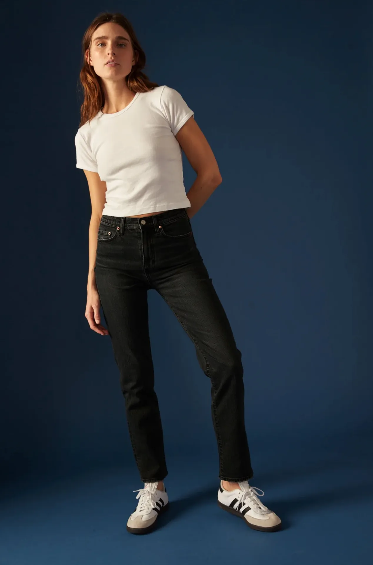 Smarty Pants High Rise Slim Straight Jeans | DAZE