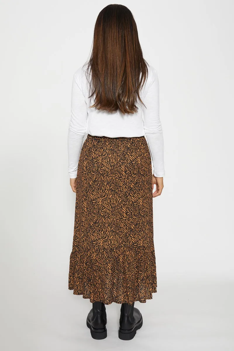 Stella   Gemma - Linda Skirt - Mocha Zebra